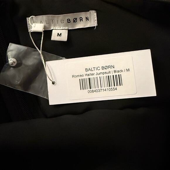 Baltic Born Women’s Medium Romeo Black Jumpsuit New NWT - Picture 4 of 9